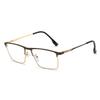 Men's Ultra-Light Blue Light Blocking Glasses with Color-Changing, Full-Frame Flat Lenses – Compatible with Migraine and Myopia Lenses.