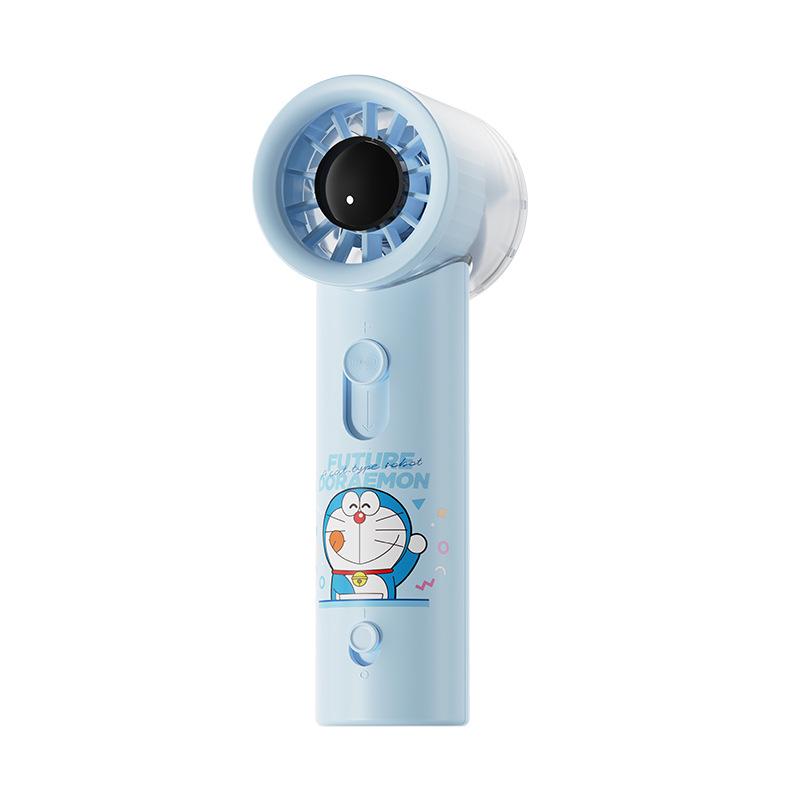 Crayons Handheld Mini Cartoon Fan with USB Charging & Digital Display 124*40*52mm
