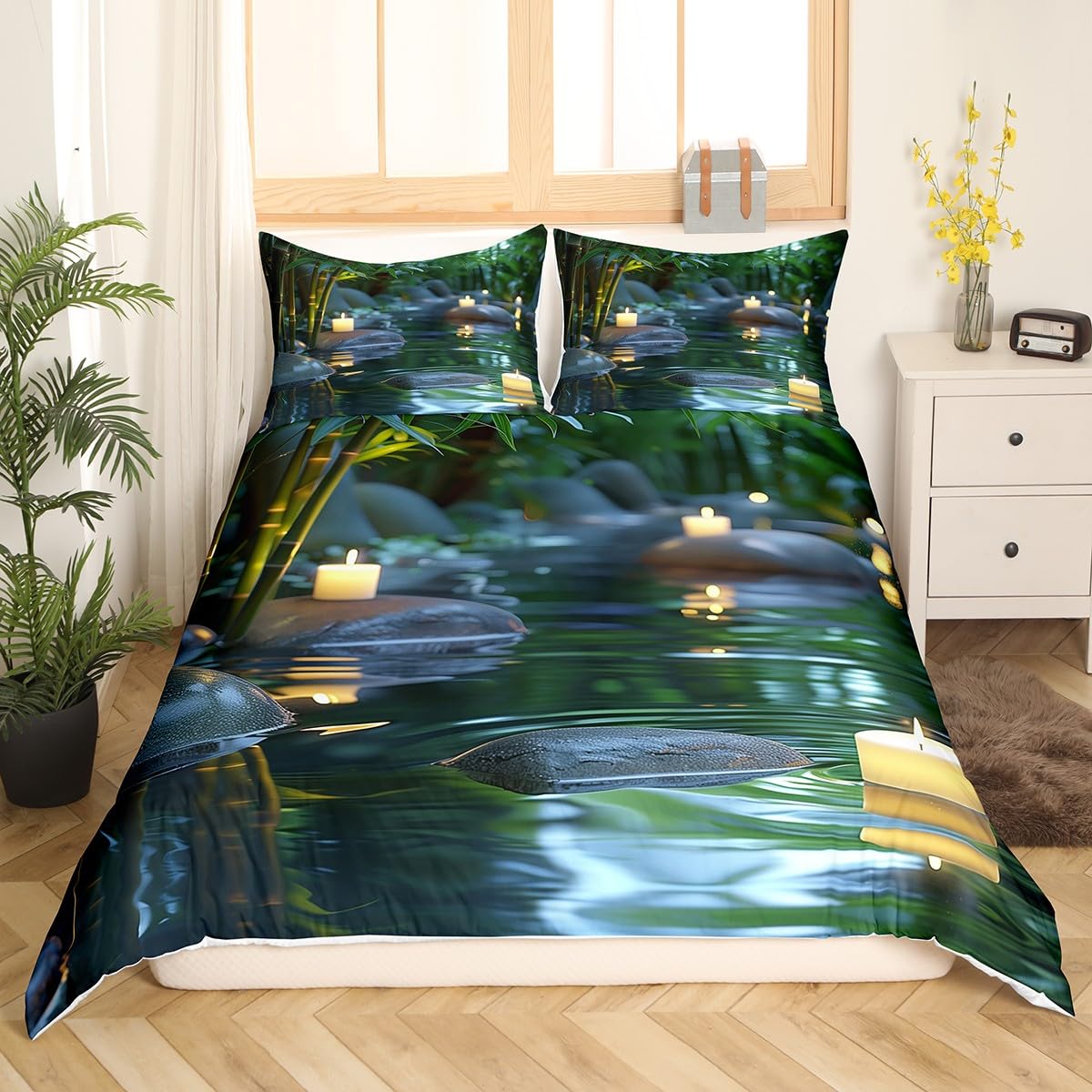 

Chakra Duvet Covers Queen Lightweight Bedding Sets Zen Spiritual Bedding Sets Bedroom Decor 1 Duvet Cover 2 Pillowcases No Quilt EU Single(135x200cm)