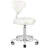 Taboret Kosmetyczny Azzurro 156-F Bump-Up Biały