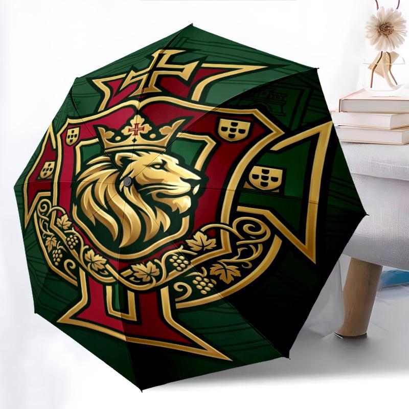 Royal Emblem Nautical Pride Folding umbrella Suitable for all seasons Suitable for all seasons Gift Three folds printing