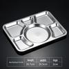 Kujucun Stainless Steel Compartment Lunch Tray