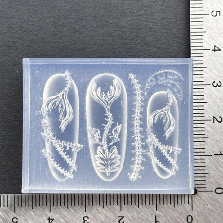 Artistics Embossed Silicone Mould For Nail Craft Projects Jewelry Making And Surfaces Embellishments