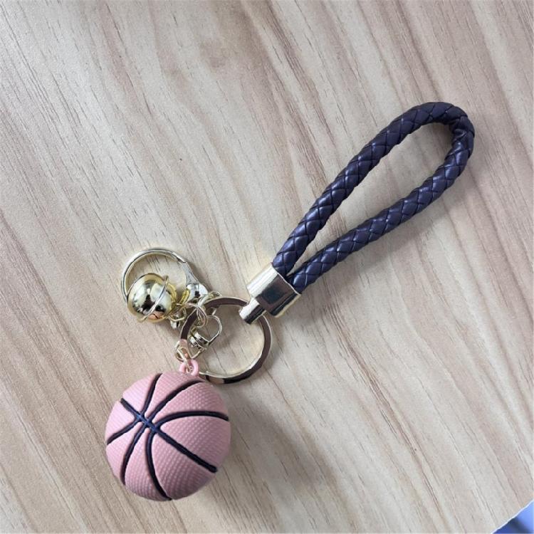 Basketball Bells Charm Keychains Simple Hangings Ornaments Pendant Keyring