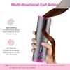Hair Curler Set Cordless Automatic Rotating Hair Curler Curling Iron LED Display Temperature Adjustable Styling Tool Wave Styer