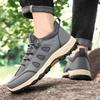 Fashion Outdoor Hiking Shoes Travel Lightweight Running Sneakers Autumn Men Leather Shoes Casual Fashionable Comfortable Casual Shoes