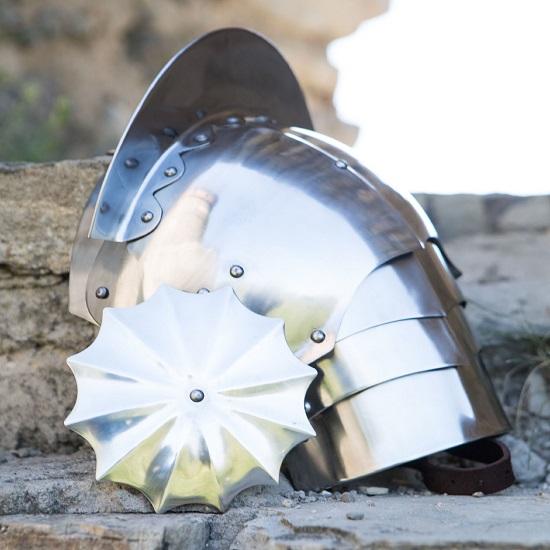 

Medieval Pauldrons Shoulder Armor Knights Warrior Halloween Costume