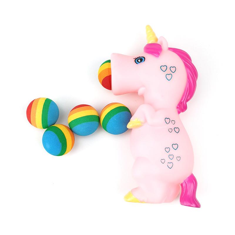 Squishy Fidget Toy Set Cute Funny Unicorn Pop Foam Balls Squeeze Shoot Anti Stress Sensory Weird Novelty Gadgets Gift For Adults