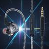 with Mic Wired Headset 3.5mm Earpiece Headset Music Earphones Wired Earphone  Sport