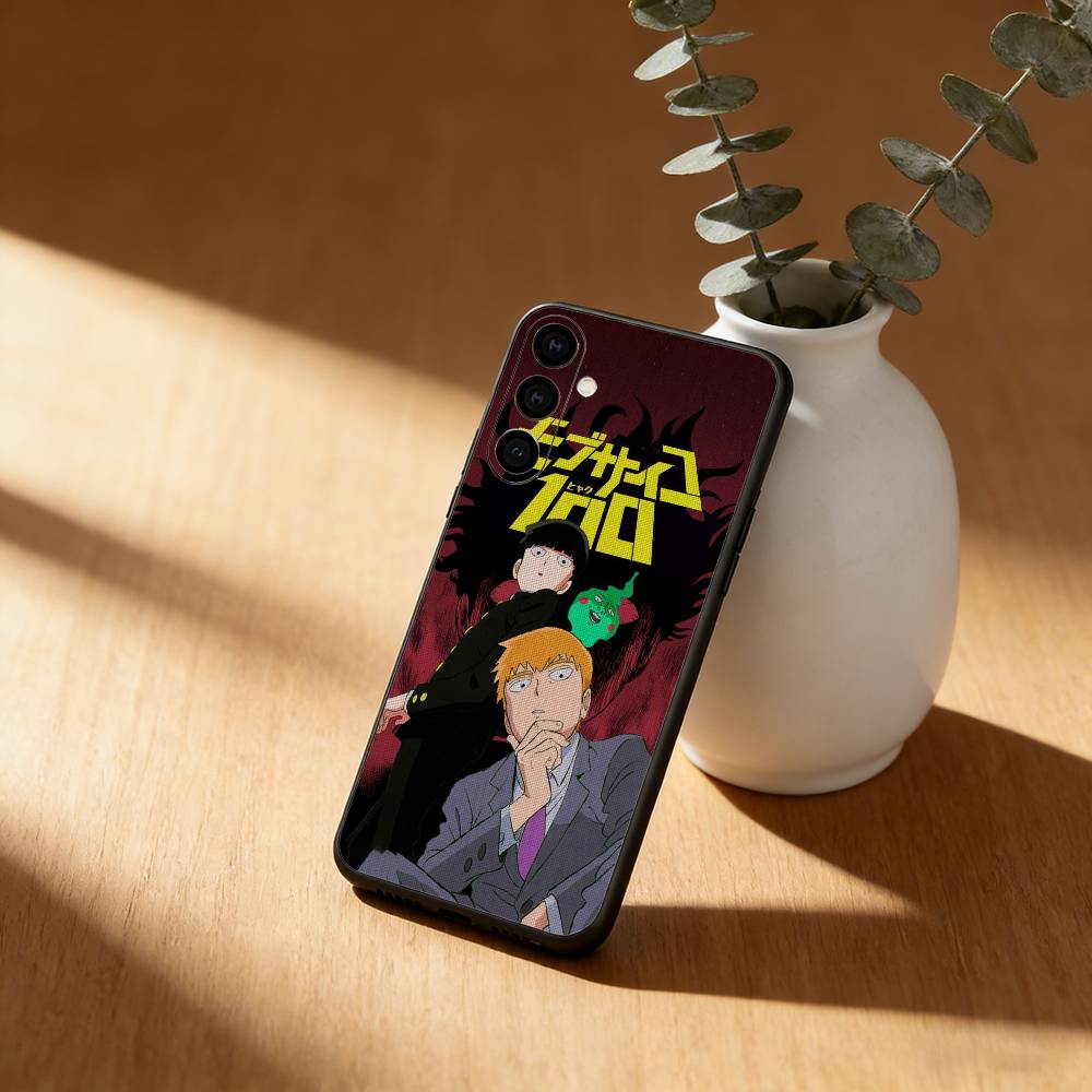 

Чехол для телефона M-Mob Psycho Anime 100 для Samsung Galaxy A20, 21s, 22, 31, 32, 52, 53, 72, 73, 80, 91, Мягкий черный корпус Samsung a32 5g