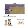 Soft Microfiber Sleep Mat for Pet Blanket Puppy Kitten Blanket Bed Mat Plush Mat Bed Small Animal Mat Dogs Grooming Supplies