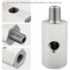 Oil Pressure Sensor Connector Feed Line Gauge Tee Adapter Oil Pressure Sensor Tee 1/8"NPT Female To M12 M10 M14 1/8NPT 1/4NPT