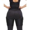Breathable Fat Burning Compress Belt 3 In 1 Waist Trainer Leg Strap Tummy Control Shapewear  Yoga