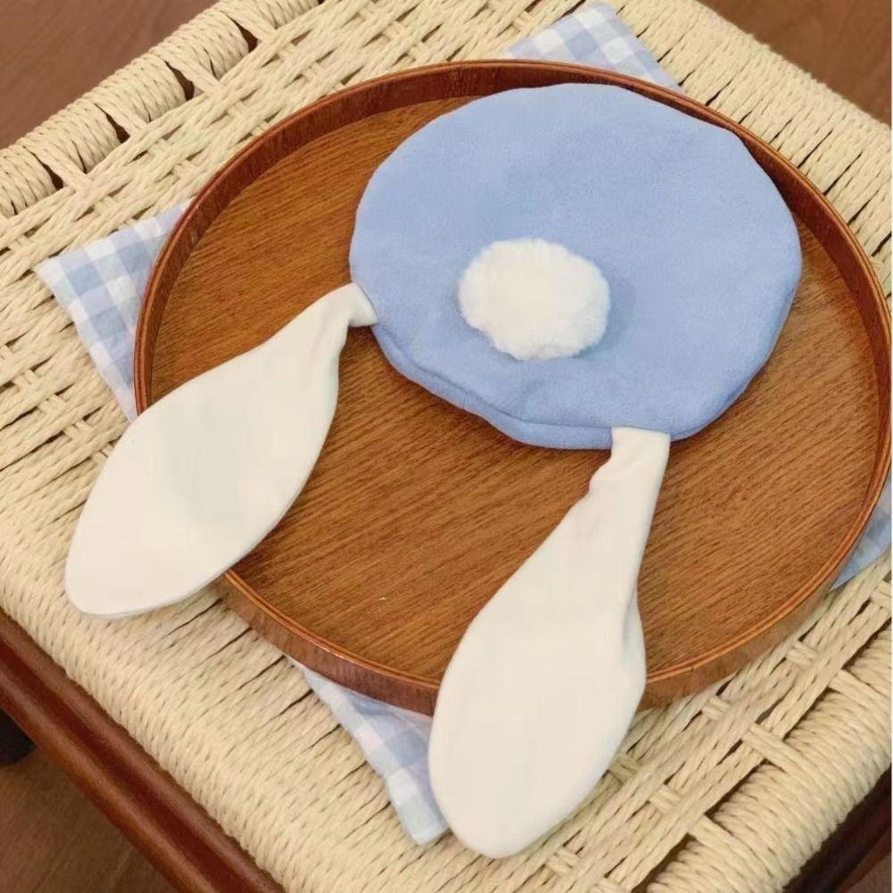 Lovely Design 20CM Cotton Doll Clothes Dress-up Long Ear Rabbit Hat Plush Doll Clothes Kids Gift