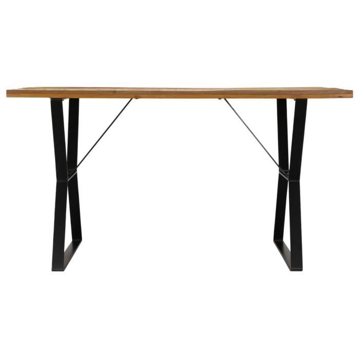 VidaXL Table de salle à manger 140x80x76cm Bois de récupération massif