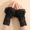 Bell Sleeve Faux Wrist Cuffs Decorative Gloves Nail Art Props Fairy Sleeves for Women