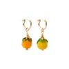 Fashion Summer Color Fruit Series Strawberry Raspberry Earrings Earrings Gold-Plated Color Retention