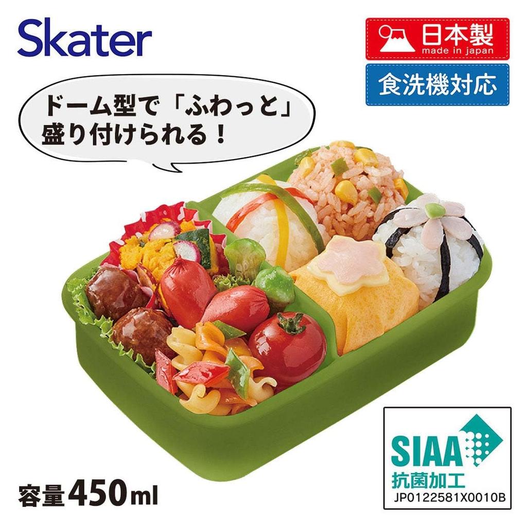 Skater Lunch 1 Dome Shape for Soft Kids Made In Cat RBF3ANAG Children's Box, Tier, 450ml, Filling, Antibacterial, Lunch, Japan, Ghibli, Totoro, Bus,