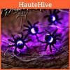 Purple Led Spider Lights For Halloween Decoration 2m/5m 20/50 Lights Battery/usb Powered