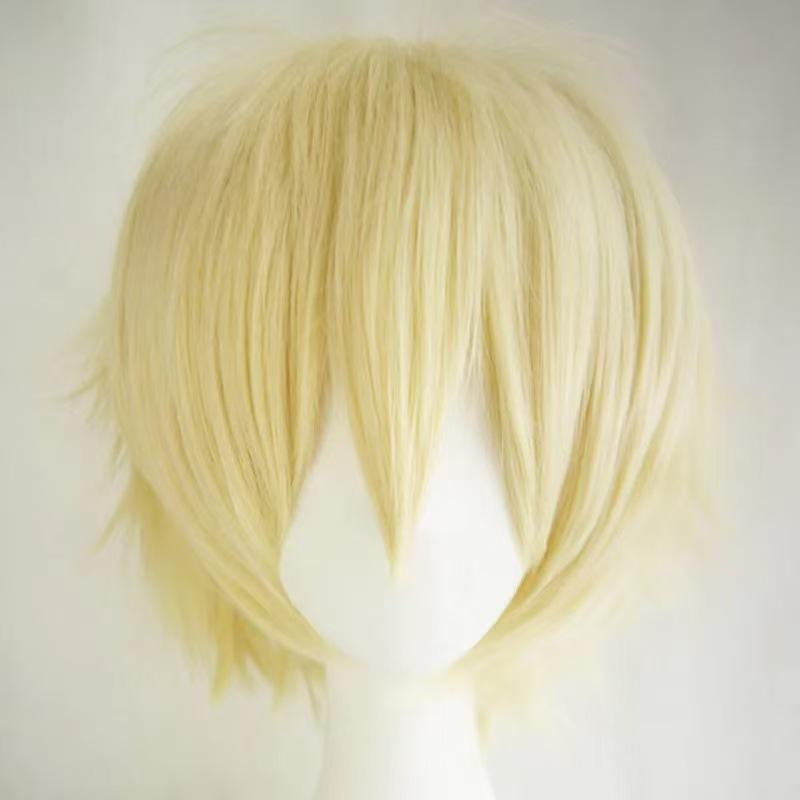 Silkyjoy Universal Cos Wig, 30Cm Face-Flattering Short Hair With Flipped Ends, Multiple Colors Available