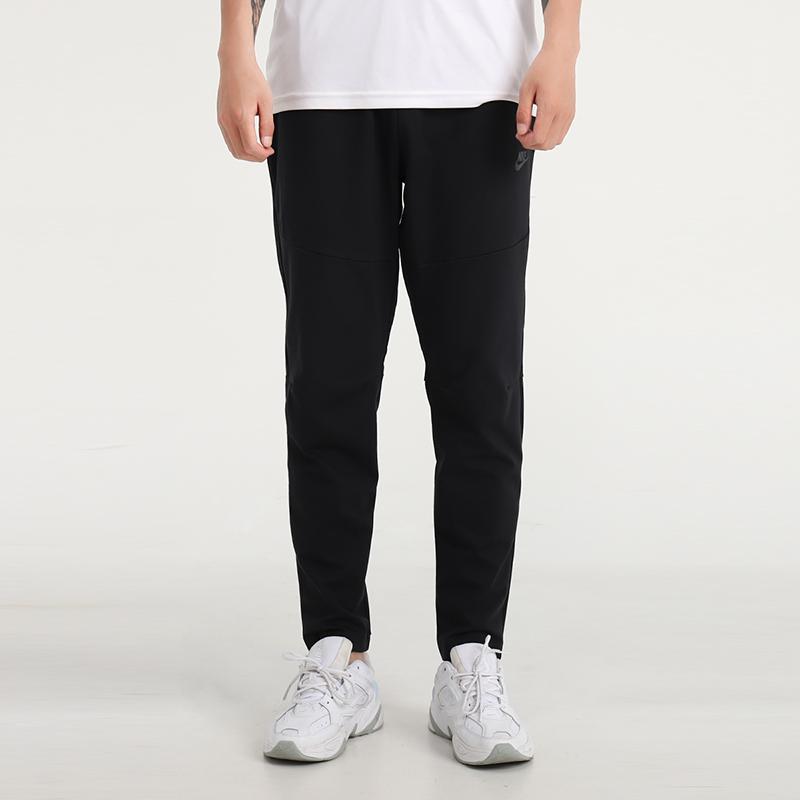 Nike Sportovní oblečení Logo Ležérní Pletené Kalhoty Joggers se Stahovací Šňůrkou Pánské Spodní Díly Černá CU4482-010