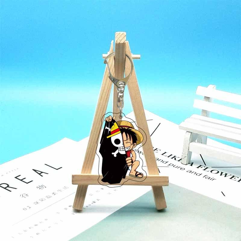 One Piece Luffy, Chopper, Law, Zoro, Ace, Sanji, Sabo Acrylic Keychain