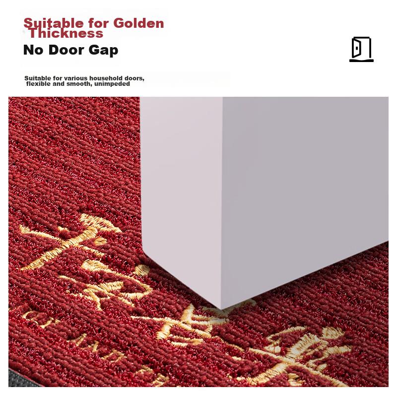 Nanfangshenghuo High-End Entrance Mat, Luxury Doormat, Thickened Indoor Mat, Non-Slip Mat, Red Carpet, Customizable