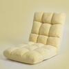 Foldable Floor Sofa Chair, Lazy Bag Bed for Living Room, Portable Lounger with Removable Cover, Easy Storage Ottoman for Bedroom