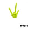 MOC Plants Accessories Bricks 3471 2435 6064 3778 City House Trees Pine Prickly Bush Green Grass Military Building Toys