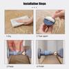 Magnetic Door Stop Silicone Adhesive Door Catch No Punching Door Holder For Home Traceless Installation Door Stopper Whiteb