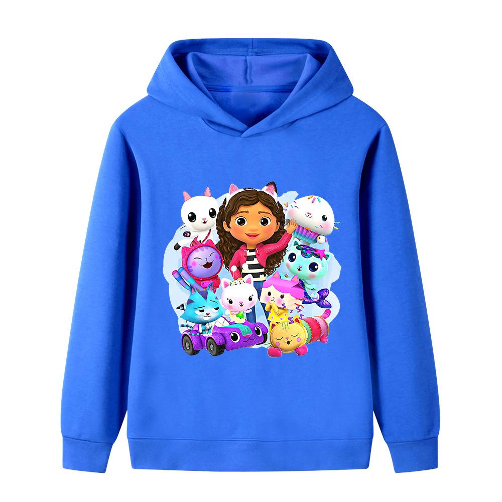 Fashionable and Cute Cartoon-patterned Hoodies for Boys and Girls, Warm Autumn and Winter Tops, Comfortable and Versatile