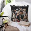 Collingwood Square Pillowcase Pillow Cover Polyester Cushion Zip Decorative Comfort Throw Pillow for Home Living Room