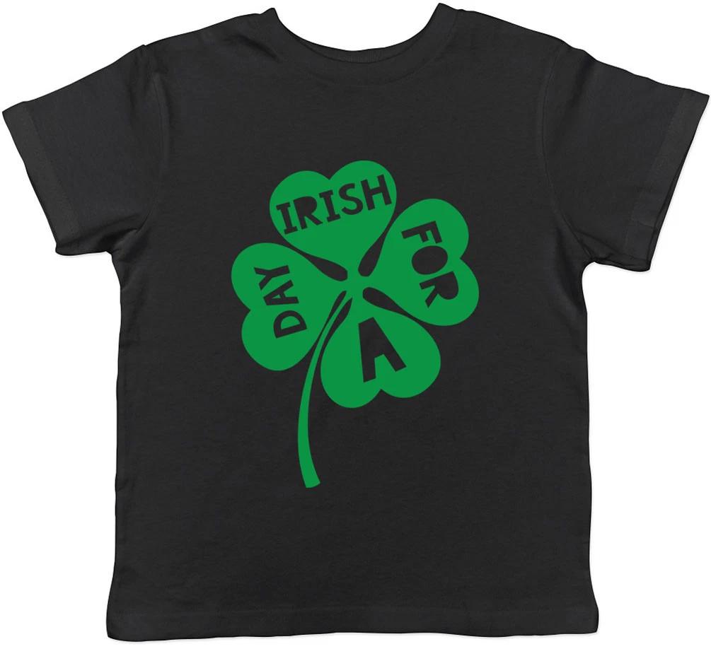 Irish for a Day St Patrick s Boys Girls Kids Childrens T-Shirt 150