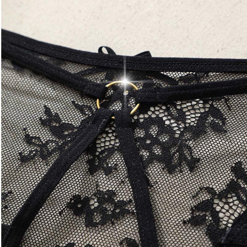 Sexy Underwear Women's Lace Sexy Underwear Low Waist Thong Women's Open Style Non Slip Sexy Underwear Transparent Hollow Underwear Large Sex Underwear