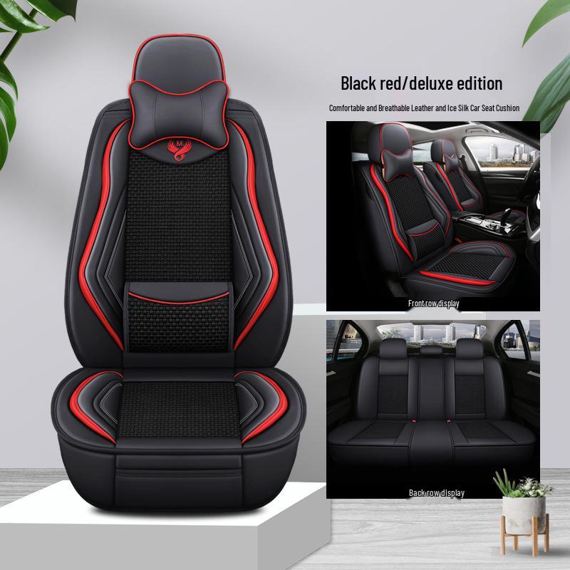 Huachen Zhonghua H-Series Ice Silk Universal Car Seat Cushion - Four Seasons Full Coverage