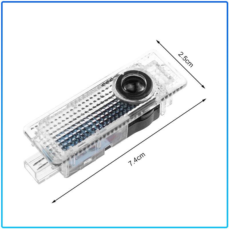 2pcs Laser Projector Ghost Shadow LED Car Door Welcome Light For BMW M Performance 1 3 5 7 Series M3 M4 M5 M6 X1 X3 X5 X6 X7 E30 E34 E36 E39 E46