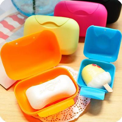 Tampa de Caixa Plástico Impermeável Estojo de Sabonete de Viagem Porta-sabonetes Caixa de Sabonete Suporte de Sabonete Recipiente