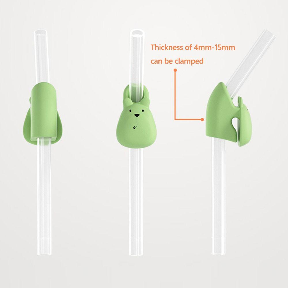 Portable Baby Buckle Straw Multi-function Water Cup Accessories Children's Silicone Suction Soft