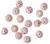 Wooden Beads, Smileys 20 , 16 Pcs