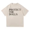 Protect The Dolls T Shirt UnisexUnisex Harajuku Aesthetic Letter Print TShirt Unisex High Quality Casual Cotton Tees Tops Clothes