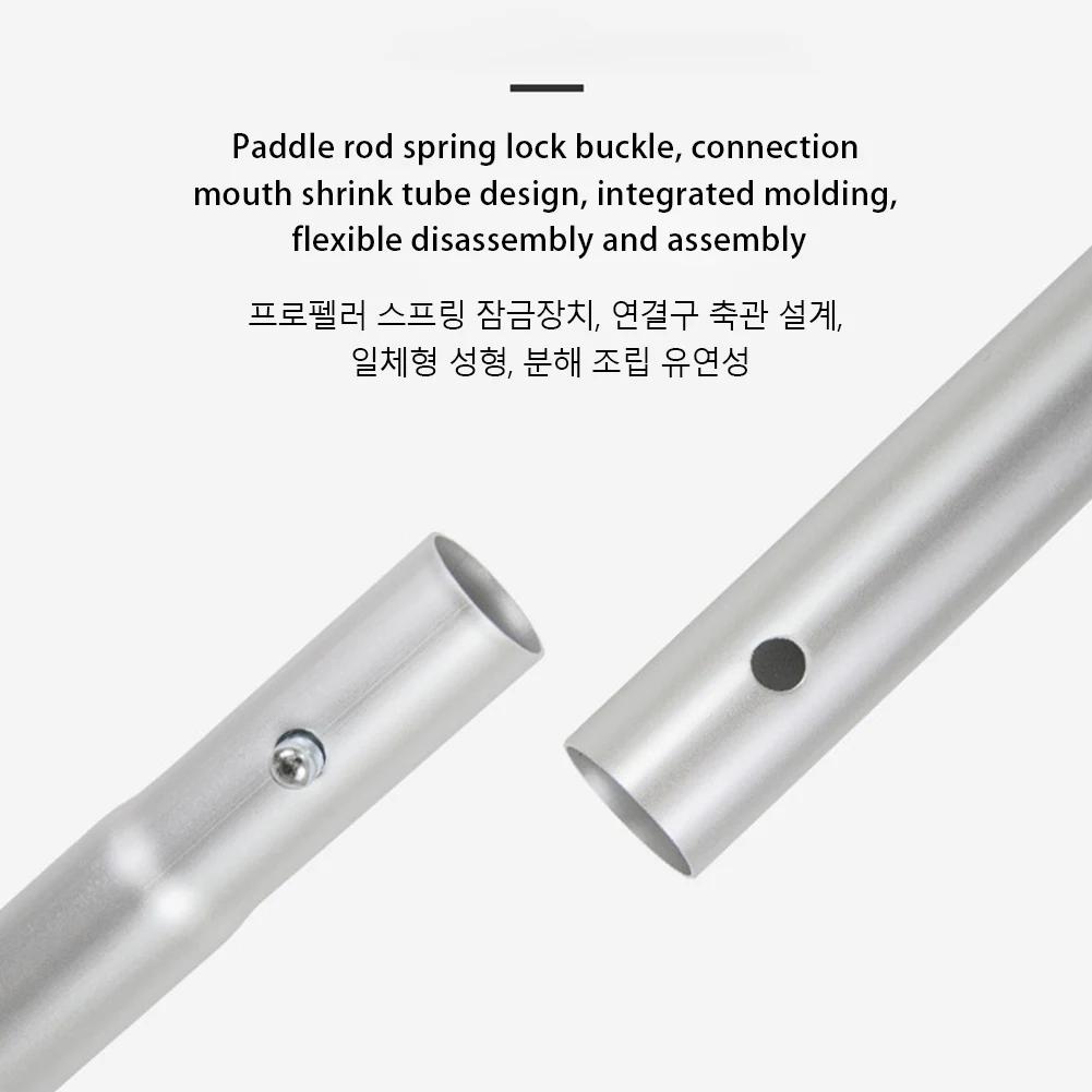 4 Sekcje Wiosło Kajakowe Regulowane Podwójne Pióro Wiosło Surfowe Stop Aluminium Wiosło do Kajaka Pompowanego do Sportów Wodnych na Świeżym Powietrzu