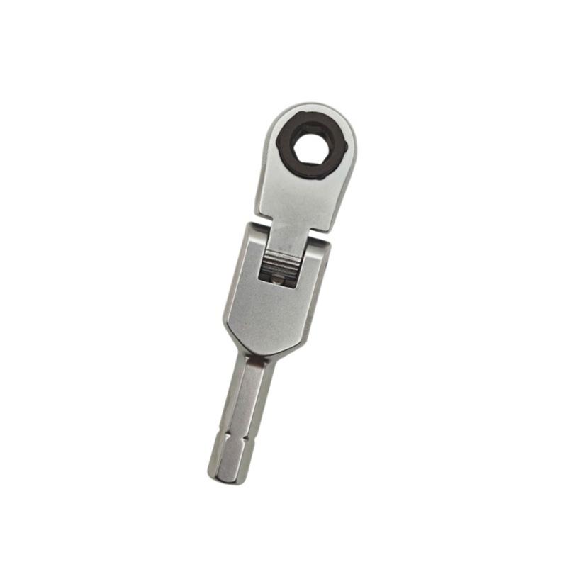 Compactly 1/4Inch Adjustable Torques Wrench Ratchet Bidirectional Spanner For 6.35mm Hex Screws Ergonomic Design Alloy