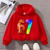 Children's Christmas sports shirt 67 baseball print autumn and winter boys and girls pullover casual long sleeved top