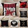 Sports JJuDdo Martial Arts Cushion Cover Pillowcase Antidustmite Invisible Zipper Short Plush Sofa Cushion