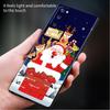 Bumper Case For Samsung Galaxy S22 Ultra S21 FE S20 Plus S10 Lite Phone Cover S10e S9 S8 S7 Silicone Funda Christmas Santa Claus