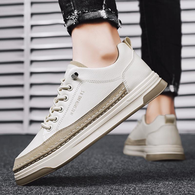 2024 Summer Men Shoes Casual Outdoor Running Male Sneakers Leather Loafers Platform Fashion Luxury Student Tennis Trainers