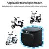 Waterproof Motorcycle Storage Bag Large Capacity Front Rear Mount Pannier Bag with Shockproof for E-Bike Scooter