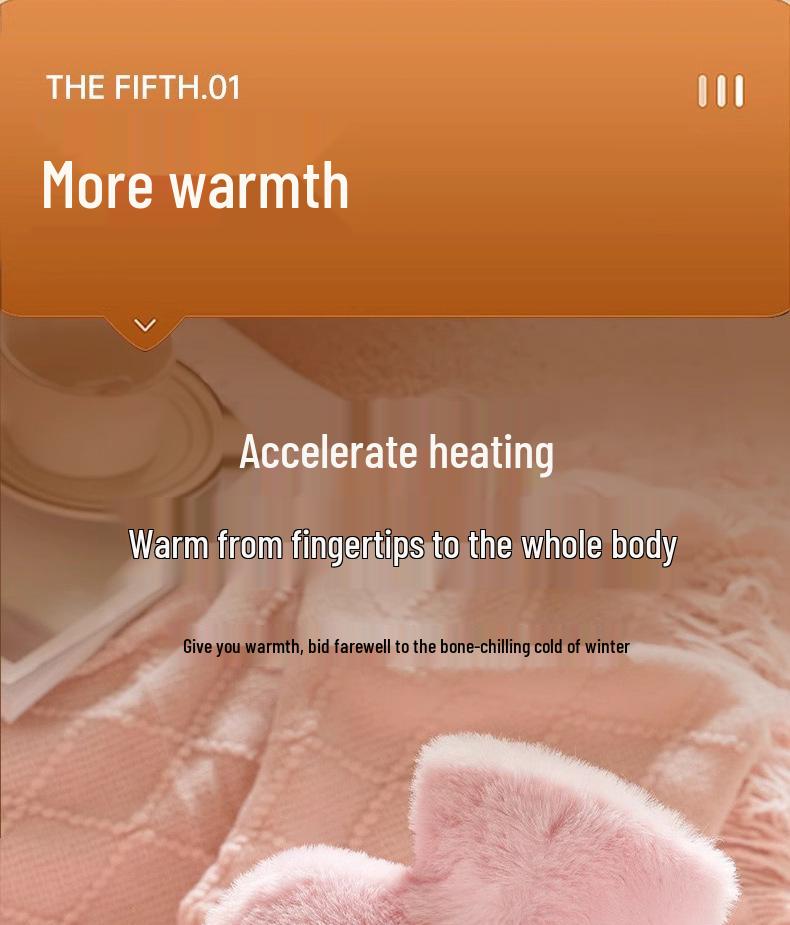 Plüsch-Wärmflasche - Handwärmer & Bauchkompresse, Verdickt und explosionsgeschützt