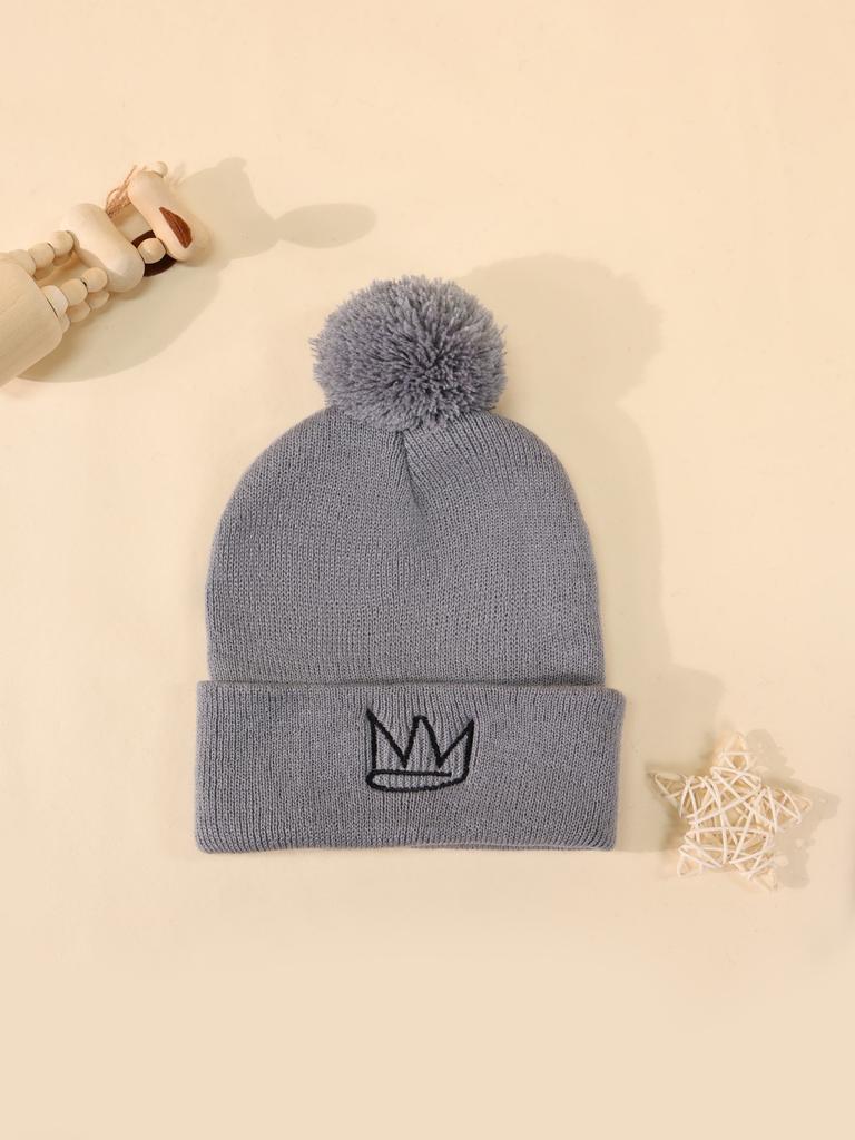 Autumn And Winter Knitted Hat, Letter Nyc Pullover Hat, Men'S And Women'S Versatile Simple Wool Hat, Cold-Proof And Warm Knitted Hat