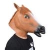 Halloween Brown Horse Head Mask Props Brown Horse Head Mask Animal Latex Mask